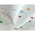 thumbnail image 4 of Ambesonne Colorful Quilted Bedspread Set 3 Pcs, First Birthday, Queen Size, Multicolor, 4 of 5