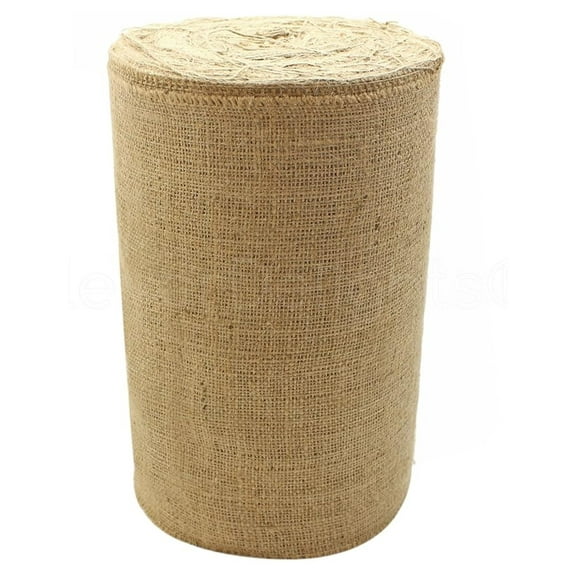 12" Jute Burlap - Industrial Grade - 50 Yard Roll - Tight-Weave Jute Burlap Fabric - 12 Inch