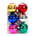 thumbnail image 2 of 6 Bolas de Navidad de 8 cm, Luces Decorativas para Árbol de Navidad, Colgantes para Ventana, Techo, Compras, Multicolor, 2 of 6
