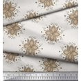 thumbnail image 3 of Soimoi Satin Silk Fabric Flower Artistic Decor Fabric Printed Yard 42 Inch Wide, 3 of 3