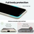 thumbnail image 4 of for iphone 11 Pro Case,[Camera Protection] Silicone Upgraded Shockproof Protective Phone Case with [2X Screen Protectors],Soft Anti-Scratch Microfiber Lining, 5.8 inch,Stone, 4 of 13