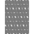thumbnail image 1 of Ahgly Company Indoor Rectangle Patterned Charcoal Black PAT1671X Area Rugs, 2' x 4', 1 of 6