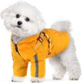 thumbnail image 1 of Dog Raincoat, Dog Rain Jacket With Hood And Harness, Waterproof With Reflective Strips, Dog Rain Jacket, For Small And Medium Dogs, 1 of 5