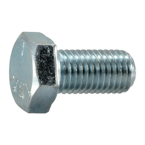 5/16"-24 x 5/8" Zinc Plated Grade 5 Steel Fine Thread Hex Cap Screws (10 pcs.)