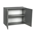 thumbnail image 2 of 24" x 24" Wall Cabinet-Double Door-with Grey Gloss door, 2 of 4