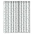 thumbnail image 1 of Cortina de Ducha Impermeable ABPHQTO Textura Patrón Blanco 150x180 cm, 1 of 2