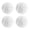 White, variant on AUQ 4Pcs Tennis Balls for Walkers Pre Cut Silent Design Reduces Noise and Protects Floors Tennis Balls for Walkers Gray