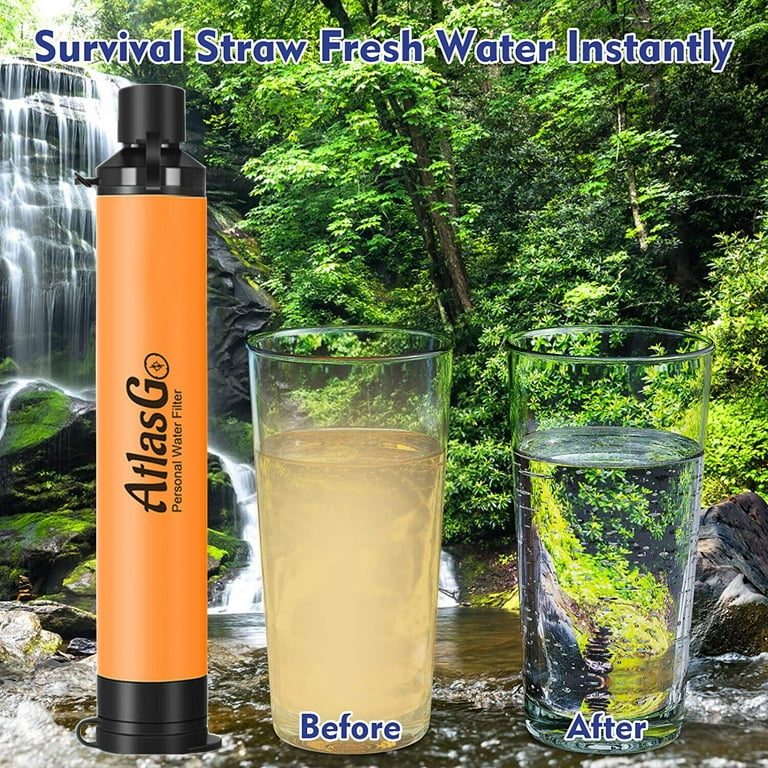 Water Filter Straw Portable Personal Water Filtration Survival