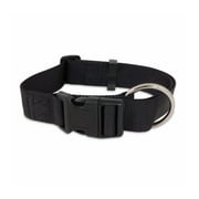 Petmate 21410 Collar Nylon Double 1 By 26 Inch Black