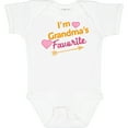 thumbnail image 3 of Inktastic I'm Grandma's Favorite with Arrow and Hearts in Pink Boys or Girls Baby Bodysuit, 3 of 5