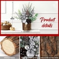thumbnail image 3 of Árbol de Navidad KPX artificial para mesa, tamaño pequeño, con adornos, 3 of 6