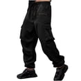 thumbnail image 2 of Styesk Pantalon pour Hommes Pantalon pour Hommes de Printemps et d'Hiver Mode Décontractée Sport Pantalon Populaire Pantalon, 2 of 7