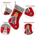 thumbnail image 3 of GUOOL Christmas Xmas Party Tree Hanging Ornament Snowman Santa Elk Stockings Socks Bag, 3 of 8