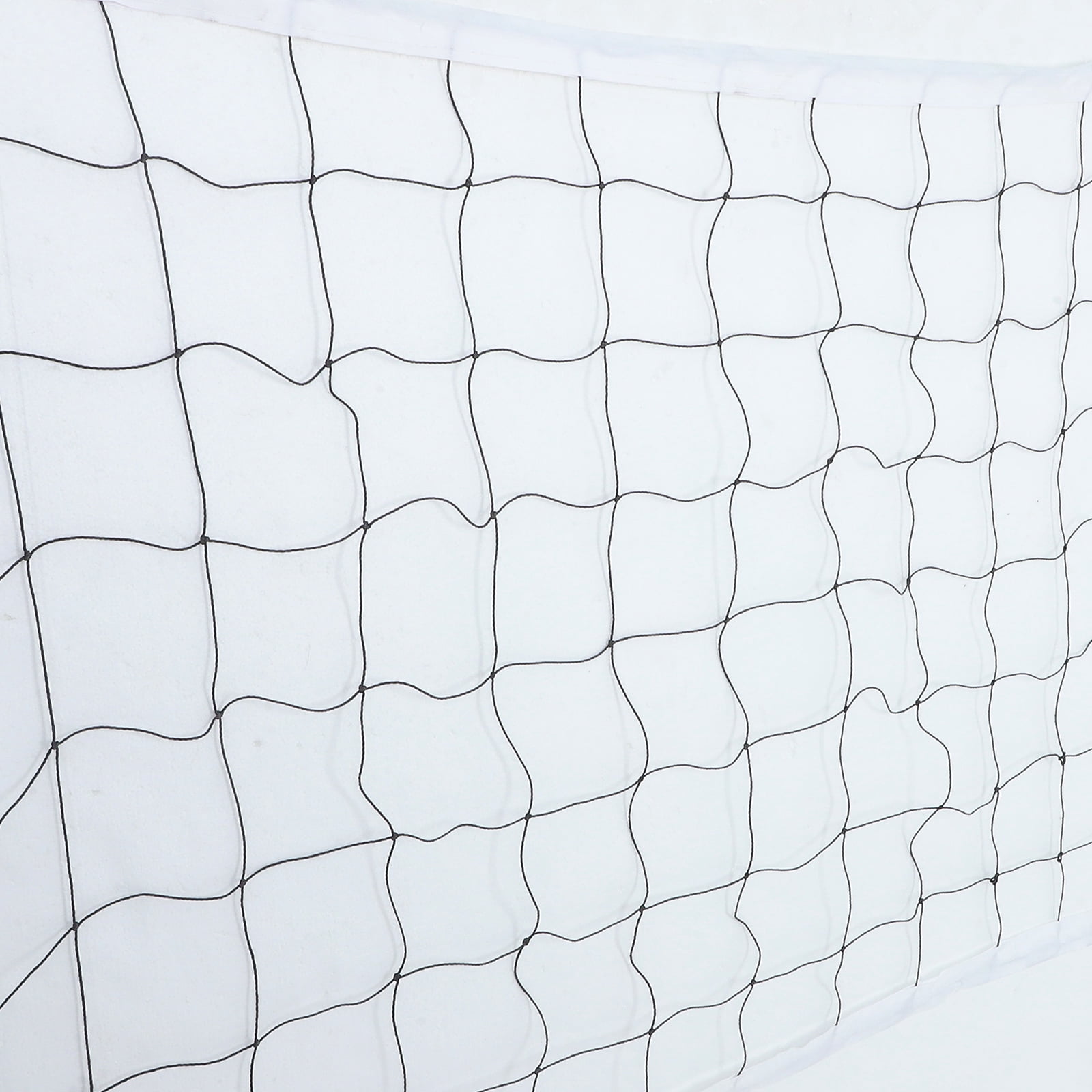 WEUVEB Standard Black Volleyball Net for Backyard Beach and Outdoor Sport Use Portable Polyethylene Durable