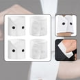thumbnail image 4 of Juego de 2 puños blancos para camisas de mujer, mangas falsas de moda para blusas, chaquetas y suéteres, 4 of 8
