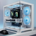 thumbnail image 7 of Vetroo SA-140 White 140mm Addressable RGB & PWM Motherboard Sync Computer PC Cooling Fans, 1 Count, 7 of 7