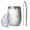 White-2, variant on Floral 12oz Stainless Steel Insulated Wine Tumbler with Lid and Straw – Double Wall Vacuum Mug for Hot & Cold Drinks, 304 Steel Interior, Sweat-Free Design,Thanksgiving,Christmas, Spring,Flower