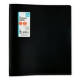thumbnail image 6 of (6 pack) Pen+Gear Poly Standard 1" Round-Ring Binder, Black, 6 of 8