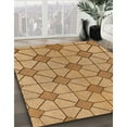 thumbnail image 2 of Ahgly Company Indoor Square Patterned Cantaloupe Orange Area Rugs, 5' Square, 2 of 6