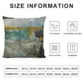 thumbnail image 5 of Nawypu  Green Blue Gold Abstract Art Painting Decorative Throw Pillow Covers Cushion Covers for Bedroom Sofa Living Room, 5 of 5