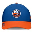 thumbnail image 2 of Men's Fanatics Royal/Orange New York Islanders Authentic Pro Rink Flex Hat, 2 of 4