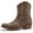 Brown, variant on GLOBALWIN Denim Blue Square Toe Cowboy Boots For Women Cowboy Chic Western Boots For Women's Festival Outfits & Nashville Style Size 8M