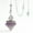 Amethyst, variant on 1pc Tree of Life Faceted Crystal Cone Healing Orgonite Pendulum Dowsing Pendant