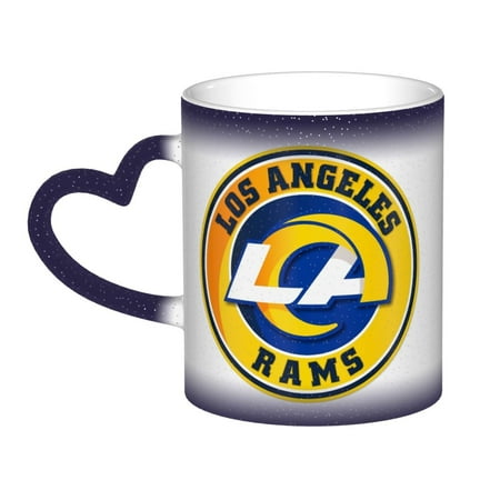 

Los_Angeles_Rams 11 Oz Originality Coffee Mugs Large Water Mugs With Handle Porcelain Coffee Cup Thank You Gifts For Mom Dad And Friends Blue