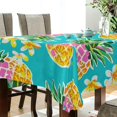 thumbnail image 3 of SKYSONIC Cute Print Tablecloth Waterproof Washable Polyester Square Table Cover Durable Tablecloth for Kitchen Dining Table Party Decor (60 X 90 Inch), 3 of 7