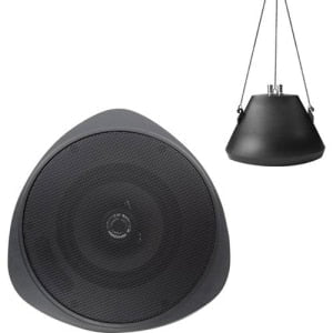 SP30PTB 70/25V 8 Ohm Hanging Pendant Speaker Black