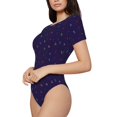 thumbnail image 2 of Naloa Mathematical Symbols Women's Short-Sleeved Onesie, One-Piece Swimsuit for Parties, dates, clubs - XX-Large, 2 of 9