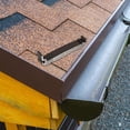 thumbnail image 3 of GOOHOCHY Aluminum Gutter Roof Bracket Dark Brown Heavy Duty Rain Gutter Support Rack, 3 of 8