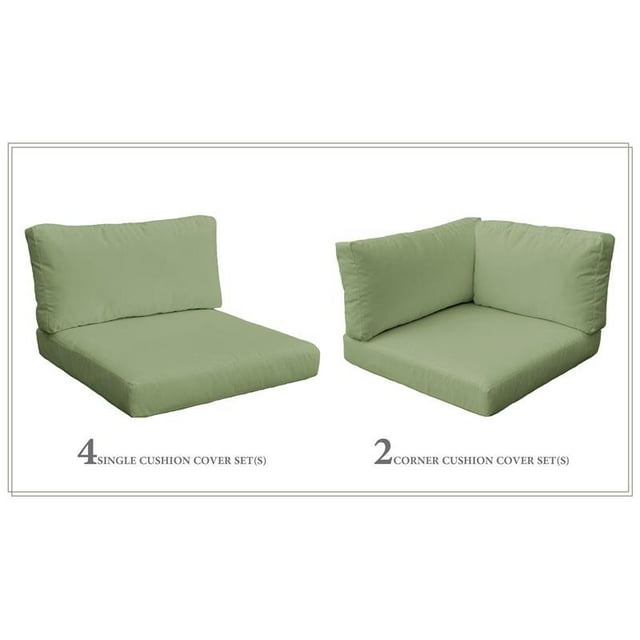 Ensemble Coussin pour MONACO-07a en Coriandre