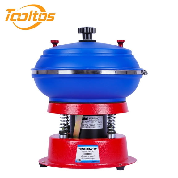Tooltos 3.5L Vibratory Tumbler Jewelry Polishing Machine