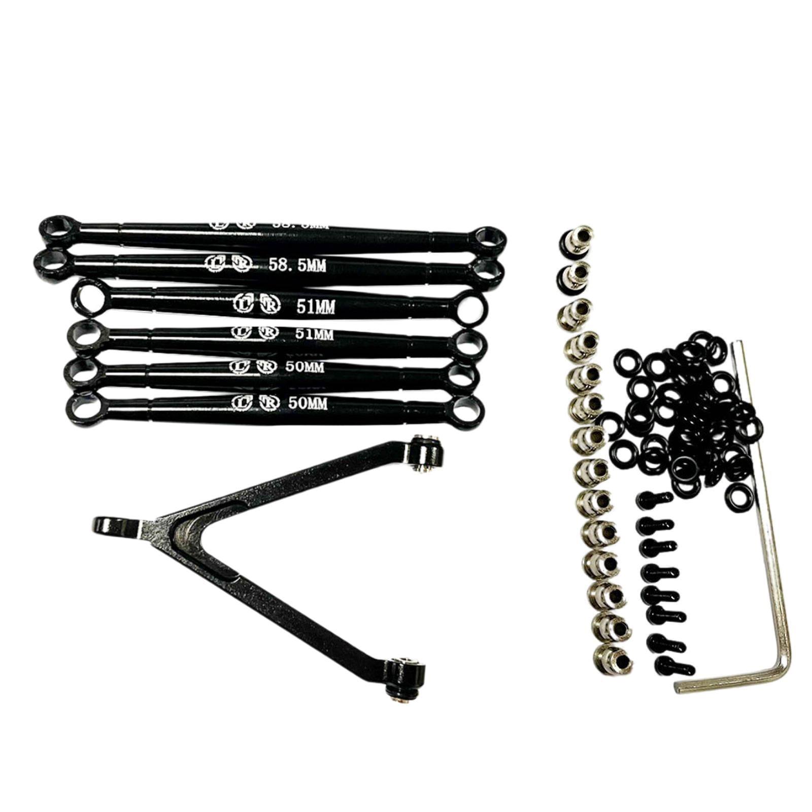 lionlar Aluminum Alloy Link Linkage Kit for Axial SCX24 AXI00001 1