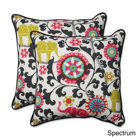UPC 751379595146 product image for Pillow Perfect Outdoor/ Indoor Menagerie Spectrum 18.5-inch Throw Pillow (Set of | upcitemdb.com