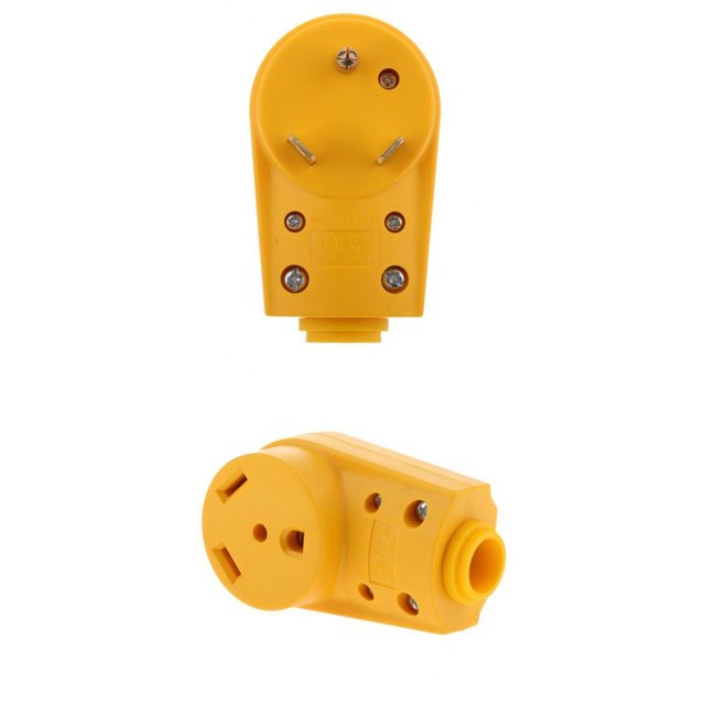 RV / Trailer / Camper - Reemplazo Famale de 30 amperios, con de agarre eléctrico Zulema Cable de extensión de 30 A.