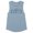 Stonewash Denim, variant on Skyline Berlin Germany Women's Muscle Tank Large White