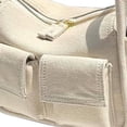 thumbnail image 2 of Bolsos de hombro para mujer, bolso vaquero para mujer, moda para vacaciones de fin de semana (blanco), 2 of 5