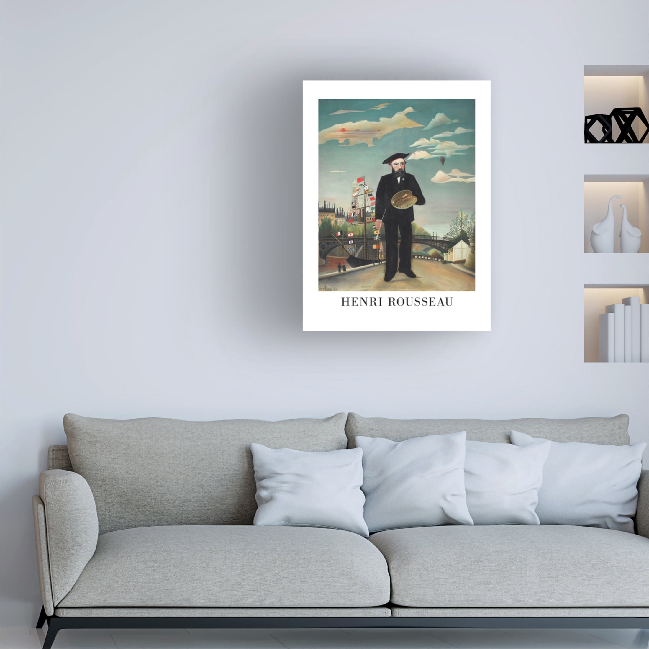 Trademark Fine Art Pictufy  Self Portrait 1890 Canvas Wall Art