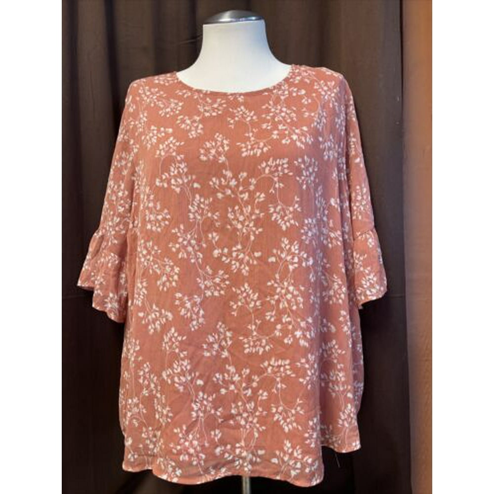 Ava & Viv womens plus ava and viv 4X Blouse New With Tags Walmart