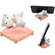 thumbnail image 1 of Cute Cat Desk Soporte para teléfono celular Soporte de animales de dibujos animados Soporte para teléfono inteligente para regalo de adorno de escritorio. Afortunado Sencillez, 1 of 5