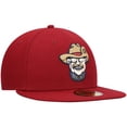 thumbnail image 3 of Men's New Era Red Frisco RoughRiders Authentic Collection Team Alternate 59FIFTY Fitted Hat, 3 of 6