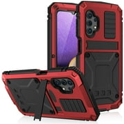 HAII Case for Samsung A32 5G [Not fit A32 4G],Heavy Duty Shockproof Full-Body Sturdy Protective Metal Hard Case