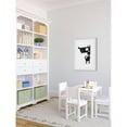 thumbnail image 2 of Marmont Hill "Black Puppy" by Katarina Snygg Framed Painting Print, 2 of 2