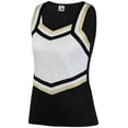 thumbnail image 2 of Augusta Sportswear Women's Pike Shell 9140 - Black/White/Metallic Gold Size XL, 2 of 2
