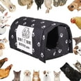 thumbnail image 3 of Maison de Nid Errant Extérieur Abri Pliable Tente Imperméable Résistant aux Intempéries pour Tous Types de Chats Adultes Tente Chaude Résistante aux Intempéries, 3 of 8