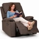 thumbnail image 2 of Sillón Reclinable Reposet Moderno Minimalista Sala Gris, 2 of 9