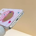 thumbnail image 6 of 3D Diamond Cute Love Heart Plating Mirror Phone Case Compatible with iPhone Case (Clear,iPhone 13 Pro Max), 6 of 6