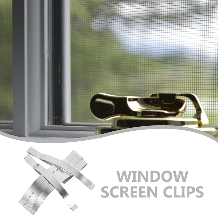 Replacement Screen Holder Clips 60-Pack Stainless Steel Window Screen ...